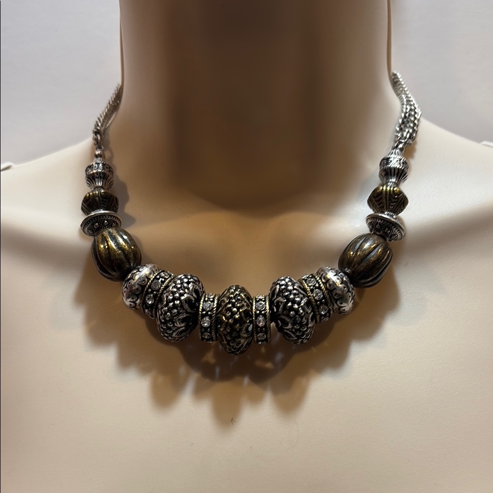 Premier Silver-Tone Beaded Statement Necklace - Women Jewelry